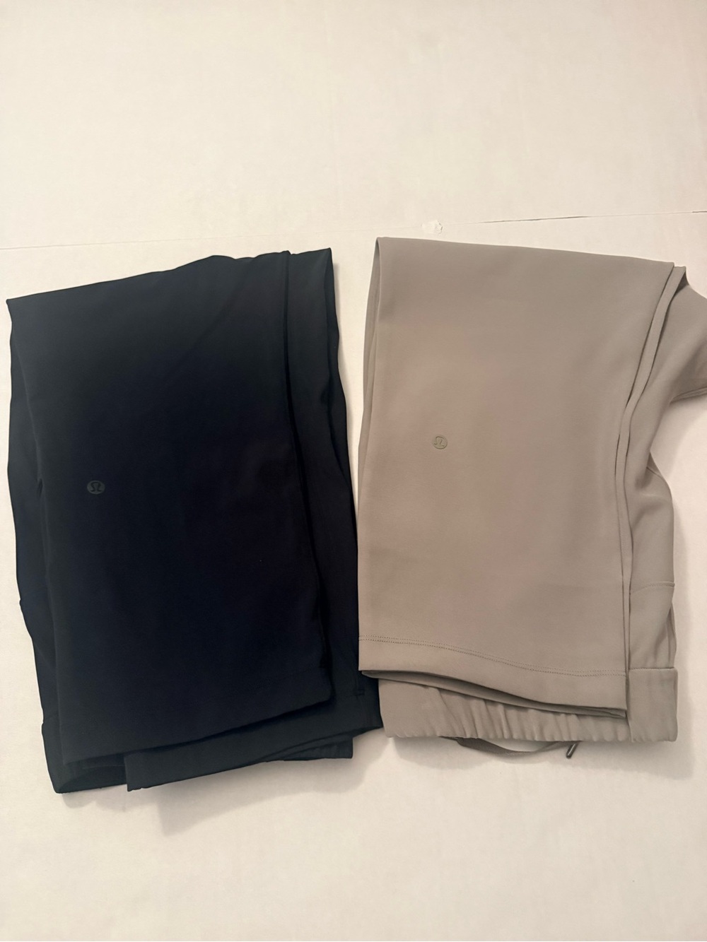 lululemon Track Joggers — Black & Taupe